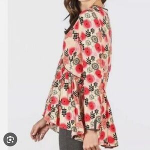 Matilda Jane Top SZ S Peasant Tunic Shirt Make Believe Mistletoe Magic Feminine